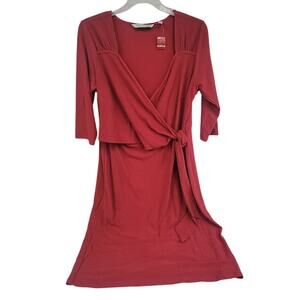 NWT Soft by Avenue 14/16 Long Sleeve Full Length Red Dress